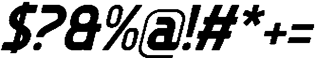 Oladro Churo Italic otf (400) Font OTHER CHARS