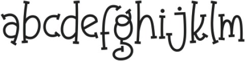 Olaugh otf (400) Font LOWERCASE