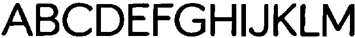 Old Archive Sans Bold otf (700) Font UPPERCASE