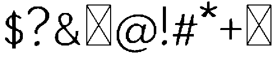 Old Archive Sans otf (400) Font OTHER CHARS