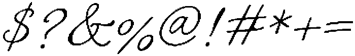 Old Archive Script otf (400) Font OTHER CHARS