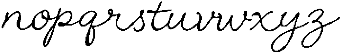 Old Archive Script otf (400) Font LOWERCASE