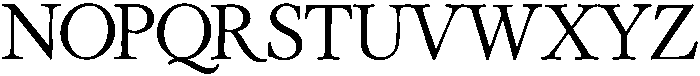 Old Archive Serif Bold otf (700) Font UPPERCASE