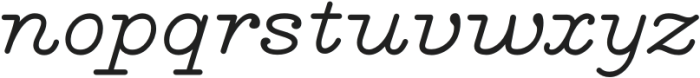 Old Calmberg Bold Italic otf (700) Font LOWERCASE