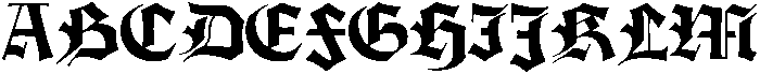 Old English 1936 Regular otf (400) Font UPPERCASE
