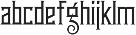 Old Engraver Serif otf (400) Font LOWERCASE