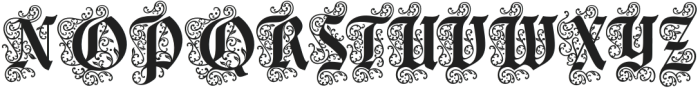 Old Master Regular otf (400) Font UPPERCASE