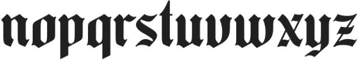 Old Master Regular otf (400) Font LOWERCASE
