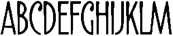 Old Press Condensed Regular otf (400) Font UPPERCASE