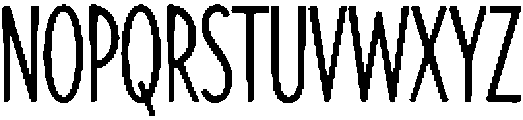 Old Press Condensed Regular otf (400) Font UPPERCASE