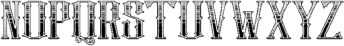 Old School otf (400) Font UPPERCASE