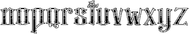 Old School otf (400) Font LOWERCASE