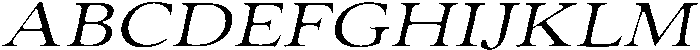 Old String Italic otf (400) Font UPPERCASE