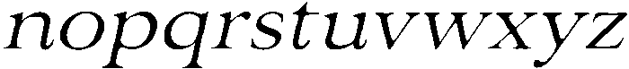 Old String Italic otf (400) Font LOWERCASE
