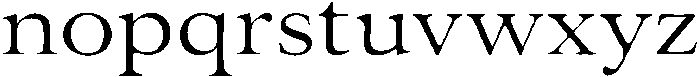 Old String Regular otf (400) Font LOWERCASE