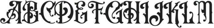 OldAlfie Regular otf (400) Font UPPERCASE