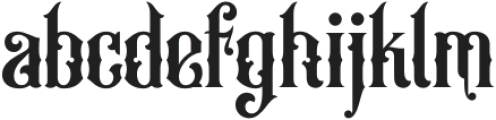 OldAlfie Regular otf (400) Font LOWERCASE
