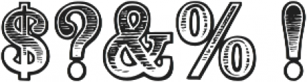 OldCity otf (400) Font OTHER CHARS