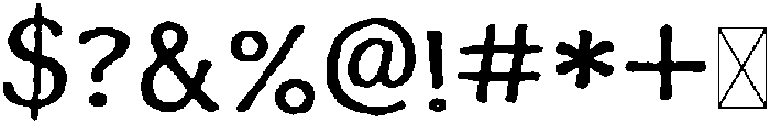 OldFoundry Regular otf (400) Font OTHER CHARS