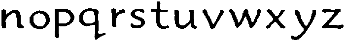 OldFoundry Regular otf (400) Font LOWERCASE