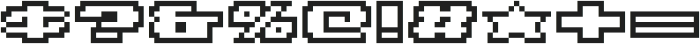OldSchoolBits ttf (400) Font OTHER CHARS