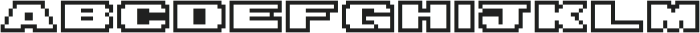 OldSchoolBits ttf (400) Font UPPERCASE
