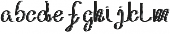 OldStyle Shadow otf (400) Font LOWERCASE