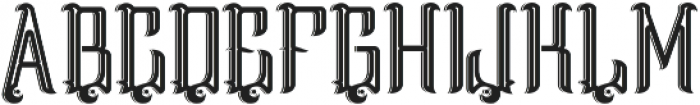 OldTale InAndShadow otf (400) Font LOWERCASE