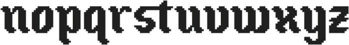 Oldbitz Regular otf (400) Font LOWERCASE
