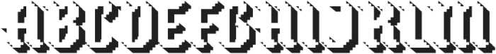 Oldbitz Shadow otf (400) Font UPPERCASE