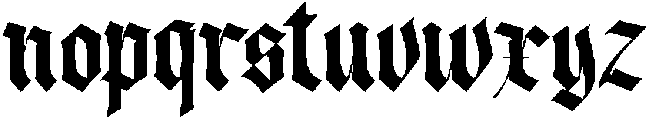 Olde Soul Regular otf (400) Font LOWERCASE