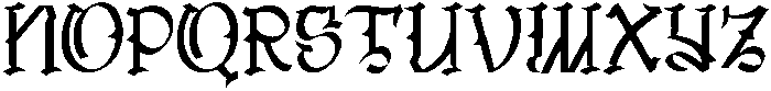 Olden Stones otf (400) Font UPPERCASE