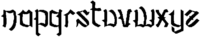 Olden Stones otf (400) Font LOWERCASE