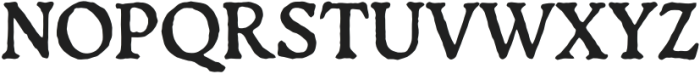 Oldforge Regular otf (400) Font UPPERCASE