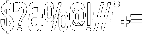 Oldrige Outline otf (400) Font OTHER CHARS