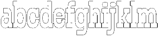Oldrige Outline otf (400) FONT