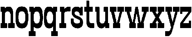Oldrige Regular otf (400) Font LOWERCASE