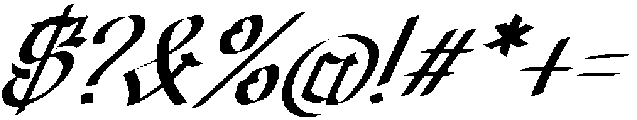 Oldstone Lines Italic Italic otf (400) Font OTHER CHARS