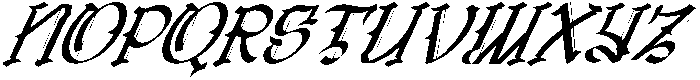 Oldstone Lines Italic Italic otf (400) Font UPPERCASE