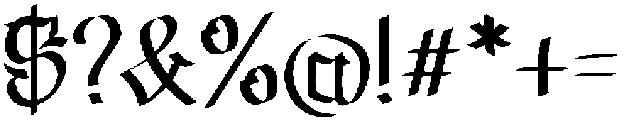 Oldstone Lines otf (400) Font OTHER CHARS