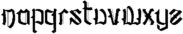 Oldstone Lines otf (400) Font LOWERCASE