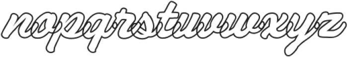 Oldtown Signer Script Outline otf (400) Font LOWERCASE