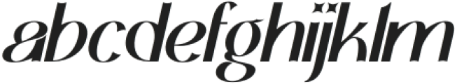 Olea Olive Italic otf (400) Font LOWERCASE