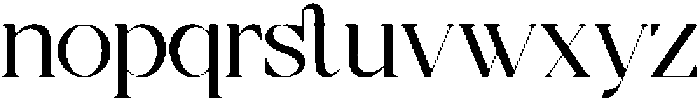 Oligha Regular otf (400) Font LOWERCASE
