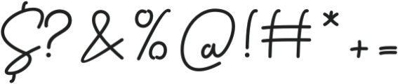Olimela Handwritten otf (400) Font OTHER CHARS