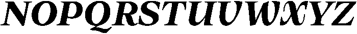 Olin Bold Italic otf (700) Font UPPERCASE