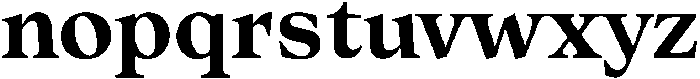 Olin Bold otf (700) Font LOWERCASE