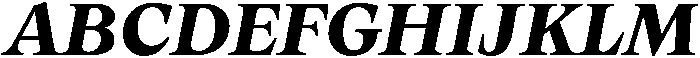Olin ExtraBold Italic otf (700) Font UPPERCASE