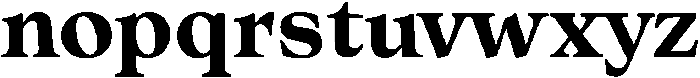 Olin ExtraBold otf (700) Font LOWERCASE
