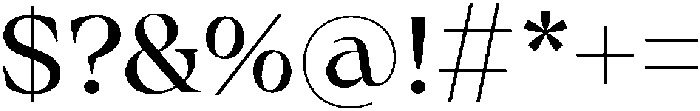 Olin ExtraLight otf (200) Font OTHER CHARS